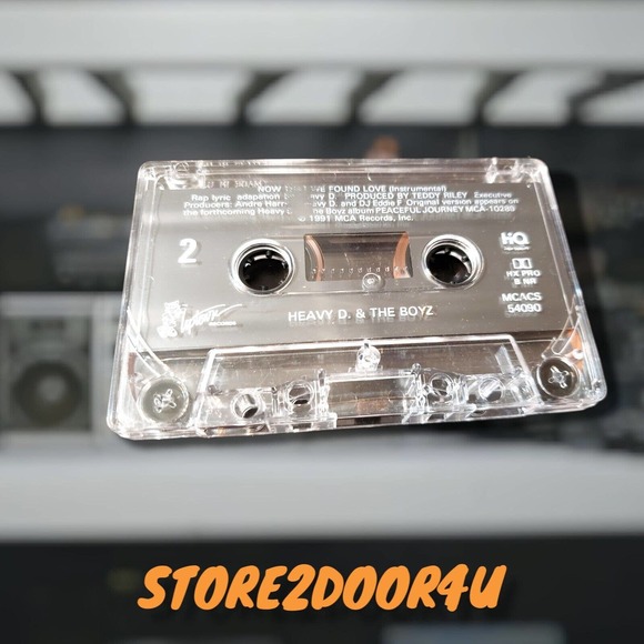 Heavy D. & The Boyz - Now That We Found Love - 1991 - Cassette Single - Picture 3 of 4